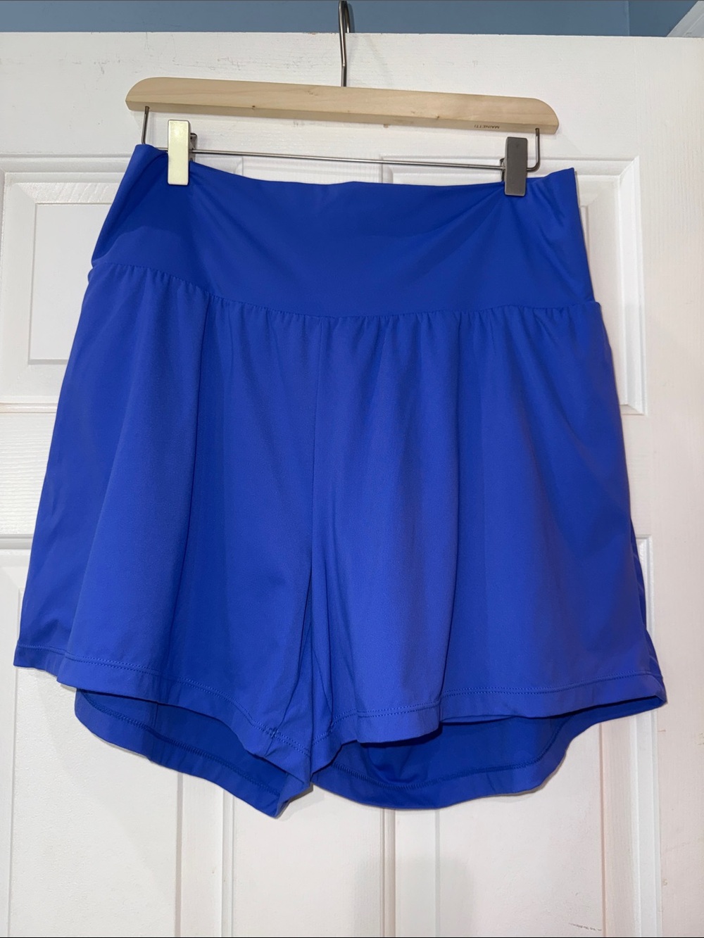 HALARA Royal Blue Athletic Skort-Style Shorts